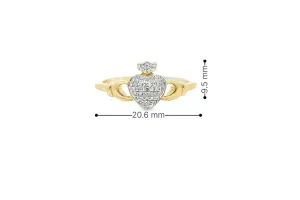 10K Gold 0.10 CTW Diamond Ladies Ring