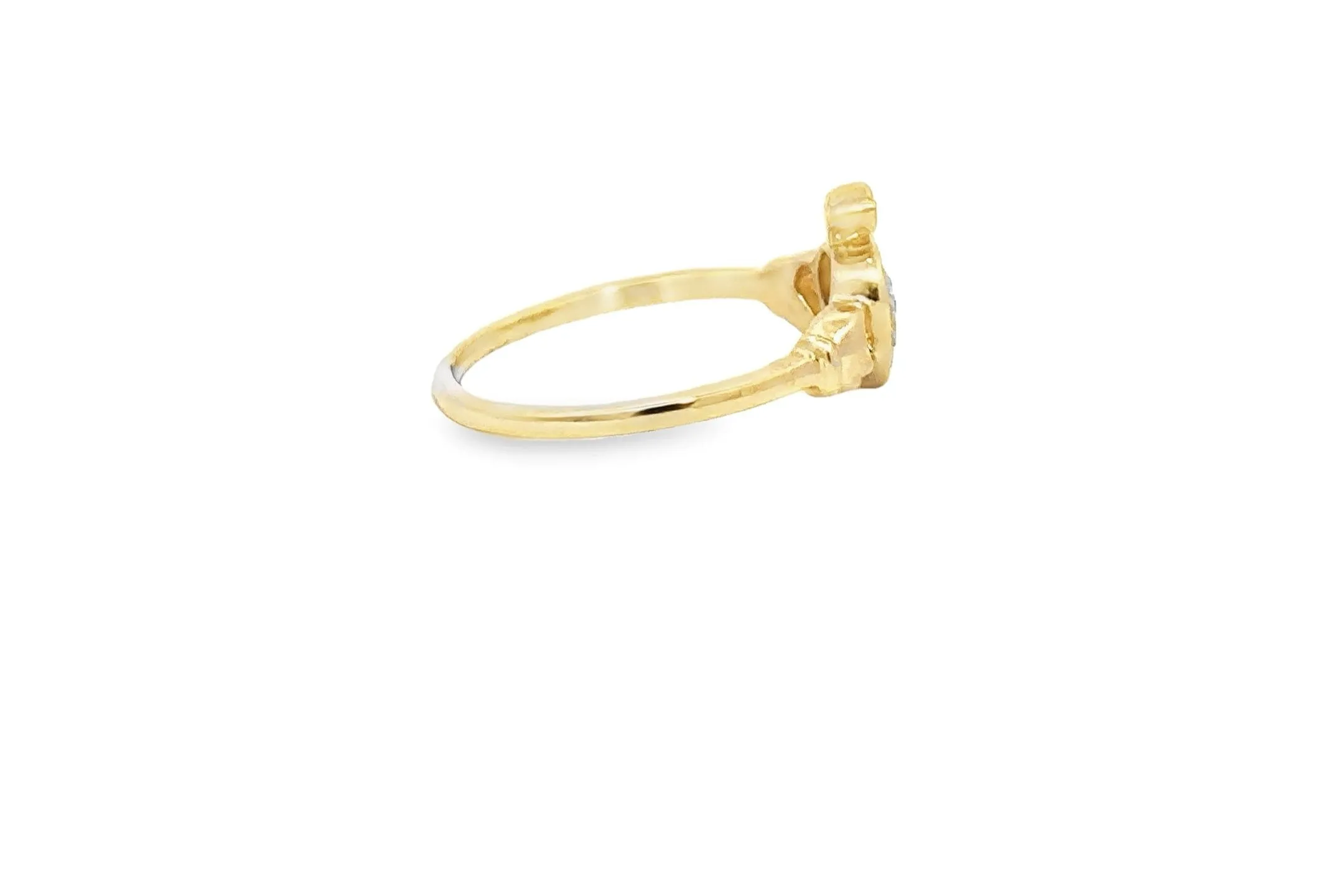 10K Gold 0.10 CTW Diamond Ladies Ring