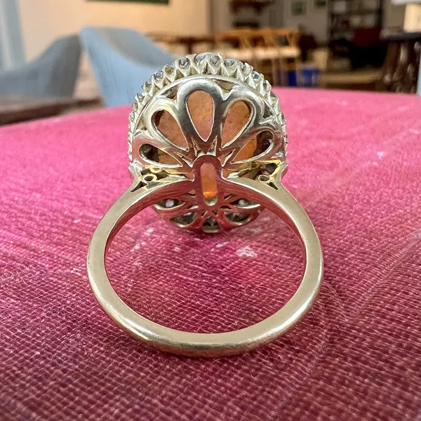 Antique Opal & Diamond Ring
