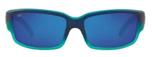 Costa Del Mar Caballito Matte Caribbean Fade Frame - Blue Mirror 580 Plastic Lens - Polarized Sunglasses
