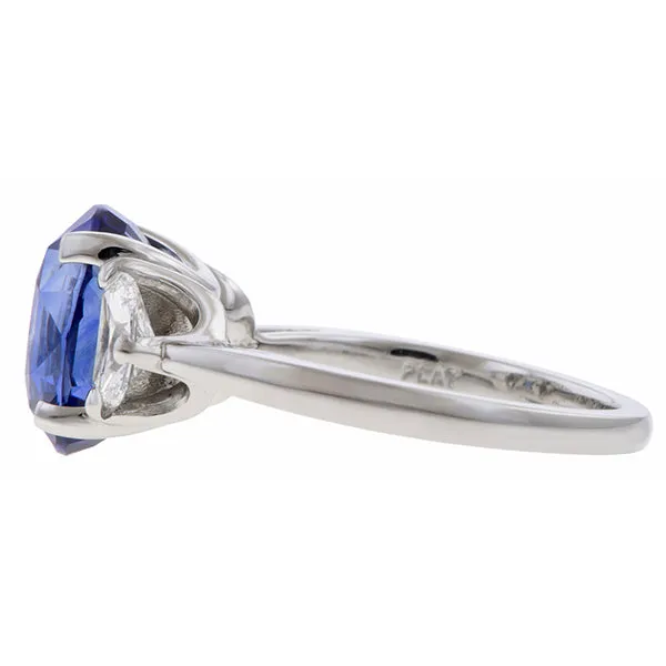 Estate Sapphire & Diamond Ring