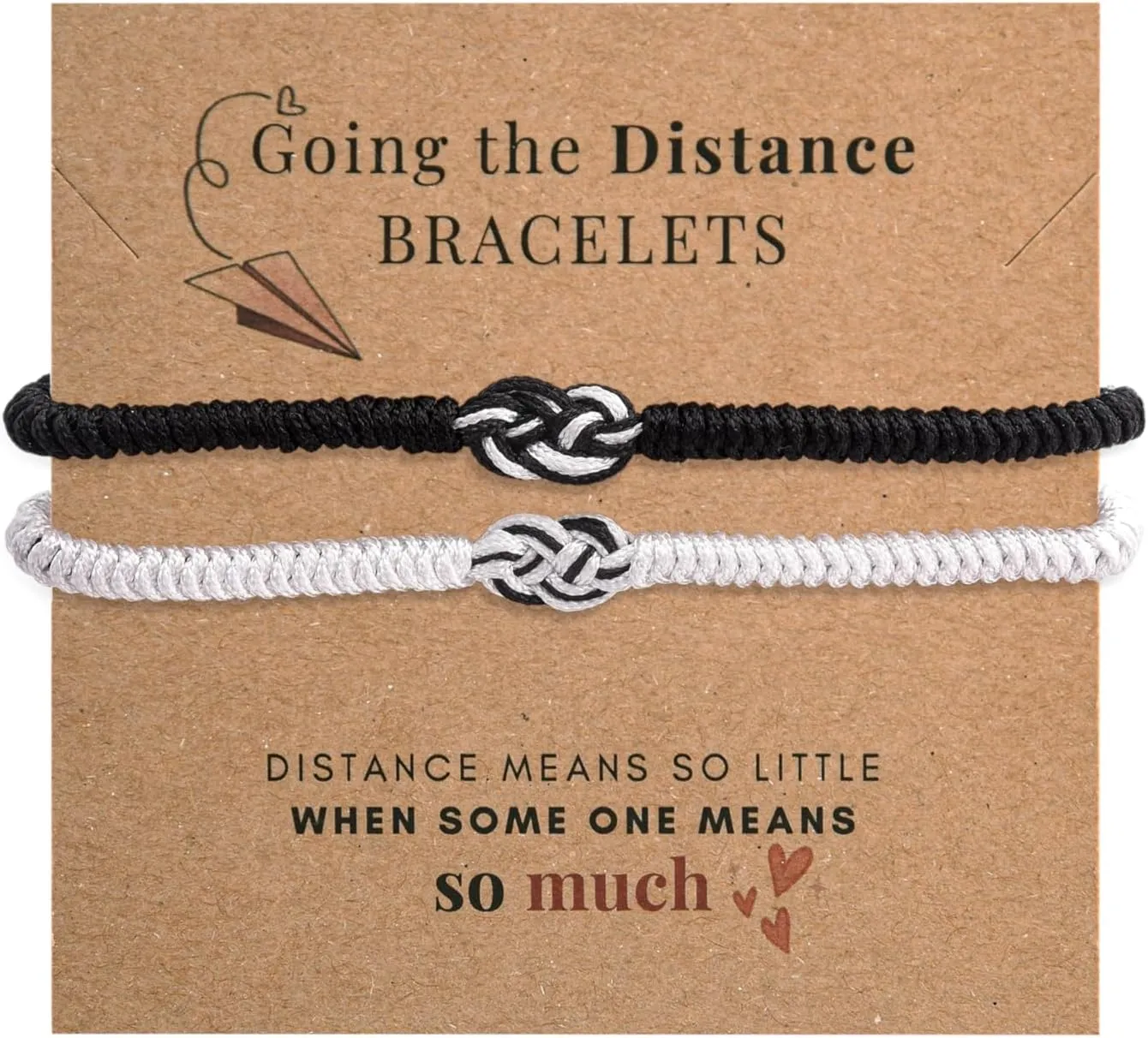 HAQUIL Long Distance Bracelets Couples Bracelets Matching Couple Rings Infinity Bracelets Distance Relationship Anniversary Valentine Gifts for Couple
