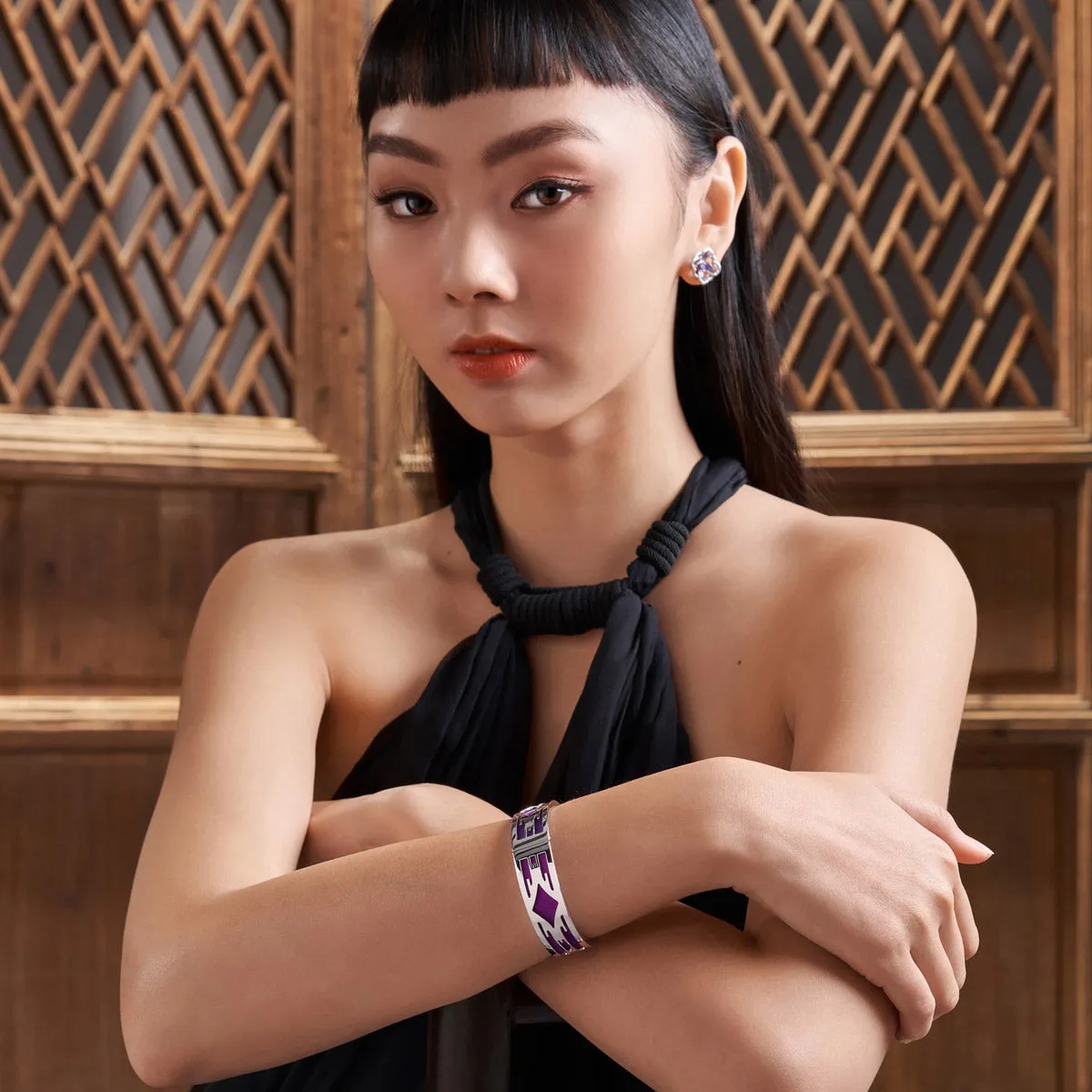 Ikat Bangle - Mist Blue