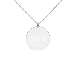 NP CAPN Silver Disc Necklace