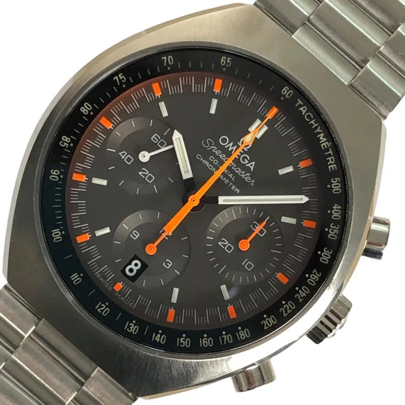 Omega Speedmaster Mark 2 327.10.43.50.06.001 black ss watch men's used