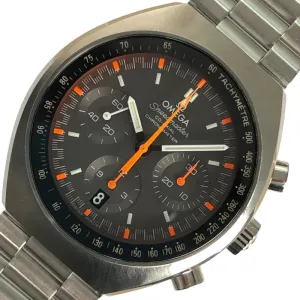 Omega Speedmaster Mark 2 327.10.43.50.06.001 black ss watch men's used