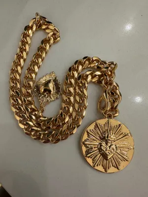 Santa Sun Necklace