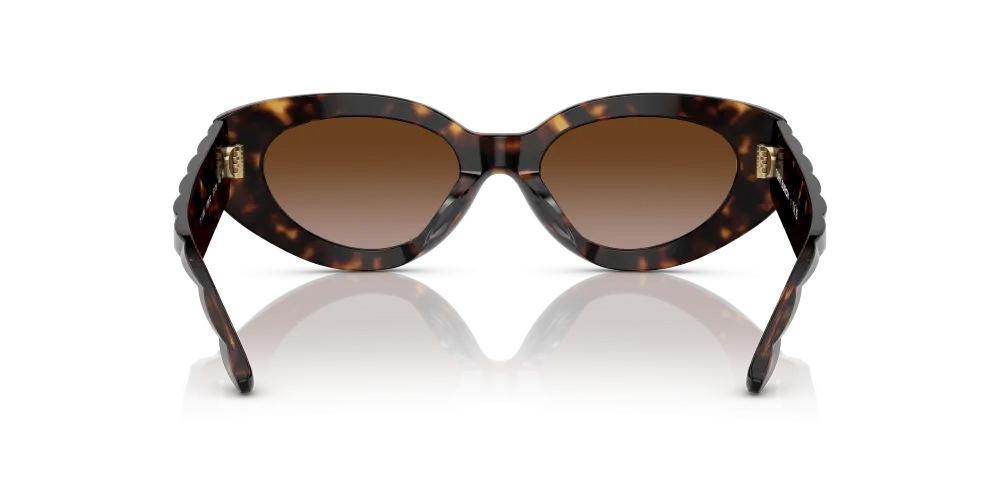 Tory Burch Kira Cat Eye Non-Polarized Sunglasses - Dark Tortoise/Brown Gradient