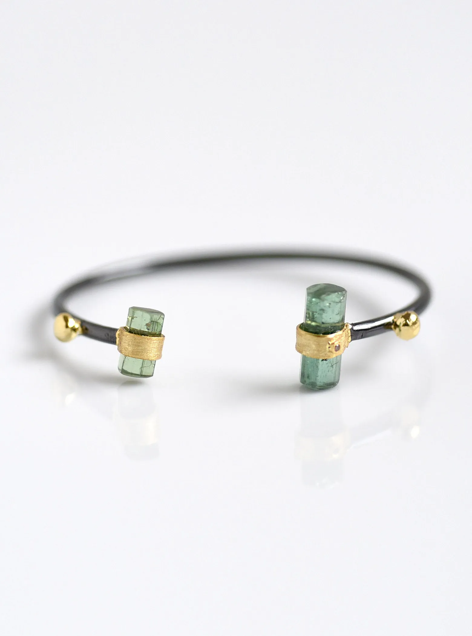Tourmaline Double Side Bar Bracelet
