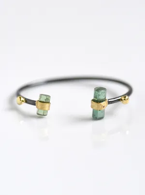 Tourmaline Double Side Bar Bracelet