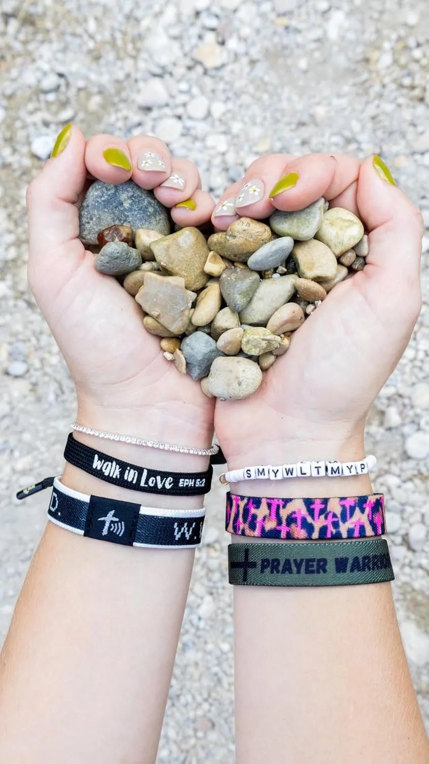 WWJD Bracelets - Elastic Bands Collection