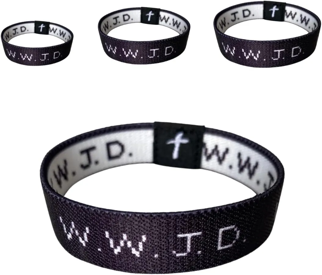 WWJD Bracelets - Elastic Bands Collection